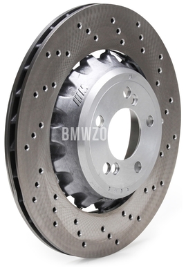 Zadný pravý brzdový kotúč (370x24mm) M dierovaný (OEM)