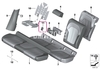 Rear Seat Isofix Cover BMW 52207948756 // Black (OEM)