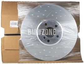Predný pravý brzdový kotúč (374x36mm) M-Performance dierovaný (OEM)