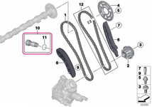 Napinák rozvodovej reťaze BMW 11318490219