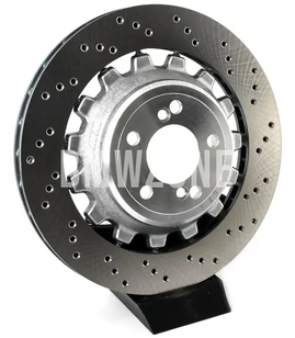 Zadný pravý brzdový kotúč (380x28mm) M dierovaný (OEM)