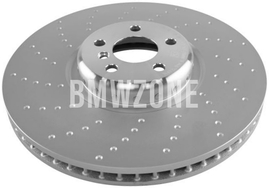 Predný ľavý brzdový kotúč (395x36mm) M-Performance dierovaný (OEM)