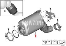 RP Dieselpartikelfilter BMW 18308512709 // EU6 EURO6