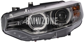 Svetlomet bi-xenón ľavý F32/F33/F36, F80 M3/F82 M4/F83 M4 D1S natáčací (OEM)