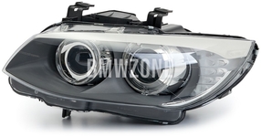 Svetlomet bi-xenón ľavý E92 LCI/E93 LCI D1S+H8 bez natáčania // LED smerovka