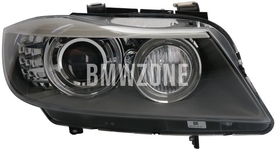Svetlomet bi-xenón pravý E90 LCI/E91 LCI D1S+H3+H8 natáčací