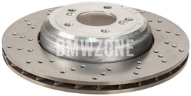 Zadný ľavý brzdový kotúč (350x24mm) M dierovaný (OEM)