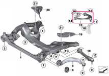 Rameno zavesenia kolies horné Fx rad 5,6,7