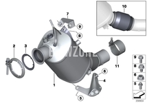 DPF filter Fx 18d, 20d, 25d N47N  N47S1 // EU6 EURO6
