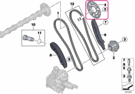 Ozubené koleso vačkového hriadeľa BMW 11317797514 (OEM)