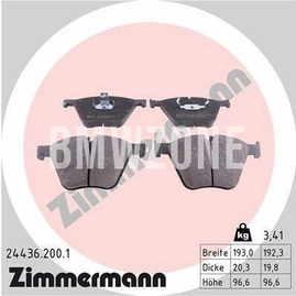 Predné brzdové platničky (374x36mm kotúč / 154mm vnútorný priemer)