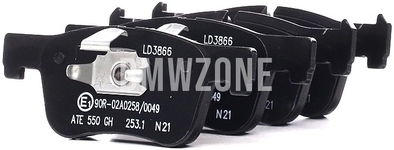 Predné brzdové platničky (300x22mm kotúč)