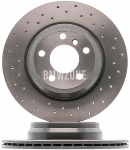 Zadný brzdový kotúč (330x20mm) / 185mm brzdový bubon dierovaný