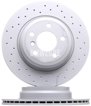 Zadný brzdový kotúč (330x20mm) / 185mm brzdový bubon dierovaný