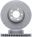 Predný brzdový kotúč (340x30mm) M-Sport dierovaný