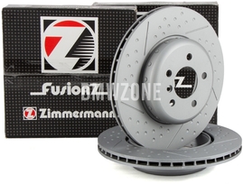 Zadný brzdový kotúč (345x24mm) M-Performance dierovaný / 185mm brzdový bubon