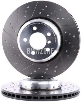 Predný brzdový kotúč (370x30mm) M-Performance dierovaný