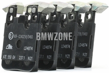 Zadné brzdové platničky (370x24mm M brzdy)