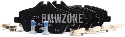 Predné brzdové platničky (284x22mm / 292x22mm kotúč)
