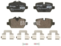 Zadné brzdové platničky (280x10mm / 296x10,5mm kotúč)