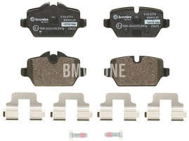Zadné brzdové platničky (280x10mm / 296x10,5mm kotúč)