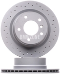 Zadný brzdový kotúč (300x20mm) / 161mm brzdový bubon dierovaný