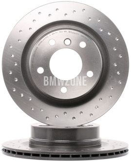 Zadný brzdový kotúč (300x20mm) / 161mm brzdový bubon dierovaný