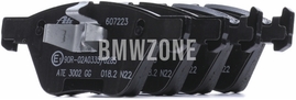 Predné brzdové platničky (330x24mm kotúč)