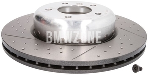 Predný brzdový kotúč (338x26mm) M-Performance dierovaný