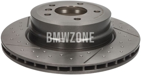 Zadný brzdový kotúč (324x22mm) M-Performance dierovaný
