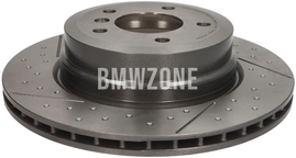 Zadný brzdový kotúč (324x22mm) M-Performance dierovaný