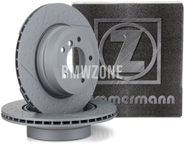 Zadný brzdový kotúč (324x22mm) M-Performance dierovaný