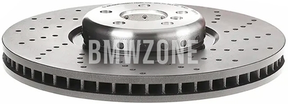 Predný pravý brzdový kotúč (395x36mm) M-Performance dierovaný