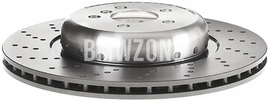 Zadný ľavý brzdový kotúč (370x24mm) M-Performance dierovaný