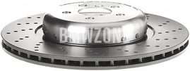 Zadný pravý brzdový kotúč (370x24mm) M-Performance dierovaný