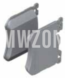 Predné brzdové platničky (360x30mm kotúč) // šedý lesklý strmeň (OEM)