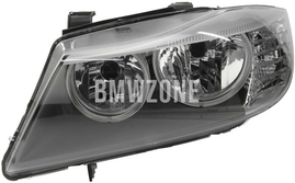 Svetlomet halogén ľavý E90 LCI/E91 LCI H7+H7 s motorčekom