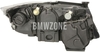 Svetlomet halogén ľavý E90 LCI/E91 LCI H7+H7 s motorčekom