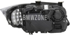 Svetlomet bi-xenón ľavý E90 LCI/E91 LCI D1S+H8 bez natáčania