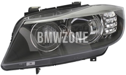 Svetlomet bi-xenón ľavý E90 LCI/E91 LCI D1S+H3+H8 natáčací