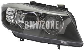 Svetlomet bi-xenón pravý E90 LCI/E91 LCI D1S+H3+H8 natáčací