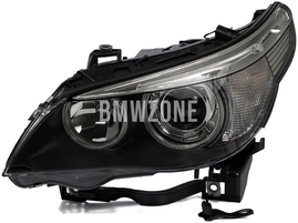 Svetlomet bi-xenón ľavý E60/E60 M5/E61 D1S+H7 bez natáčania