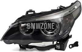 Svetlomet bi-xenón ľavý E60/E60 M5/E61 D1S+H7 natáčací