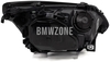 Svetlomet bi-xenón ľavý E60/E60 M5/E61 D1S+H7 natáčací