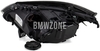 Svetlomet bi-xenón pravý E60/E60 M5/E61 D1S+H7 natáčací