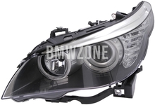 Svetlomet halogén ľavý E60 LCI/E61 LCI/E61 LCI M5 H7+H7 s motorčekom