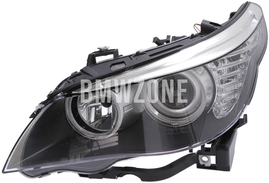 Svetlomet halogén ľavý E60 LCI/E61 LCI/E61 LCI M5 H7+H7 s motorčekom