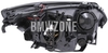 Svetlomet halogén ľavý E60 LCI/E61 LCI/E61 LCI M5 H7+H7 s motorčekom