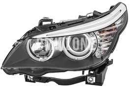 Svetlomet halogén ľavý E60 LCI/E61 LCI/E61 LCI M5 H7+H7 s motorčekom