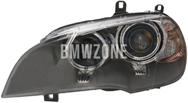 Svetlomet bi-xenón ľavý X5 E70 LCI D1S+H8 natáčací
